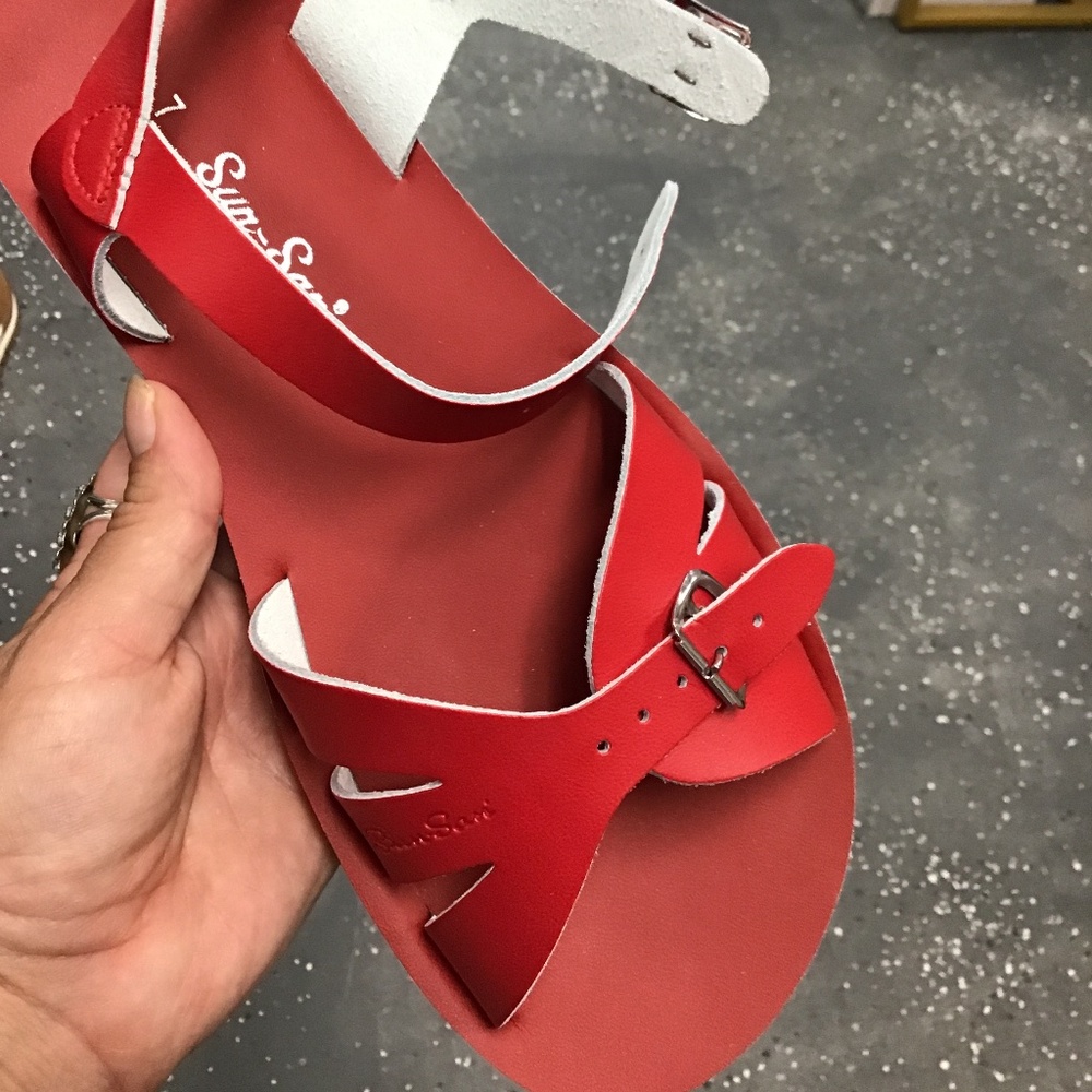 Salt water board walk sandals